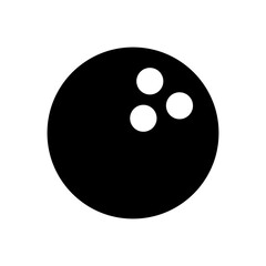 Bowling icon vector. bowling ball and pin icon. bowling pins