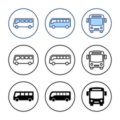 Bus icon vector. bus sign and symbol