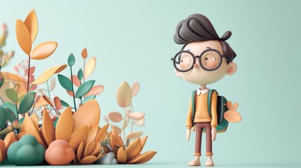 Cartoon digital avatars of Organic Ollie
