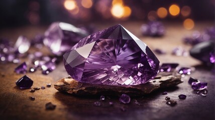 purple and pink diamonds