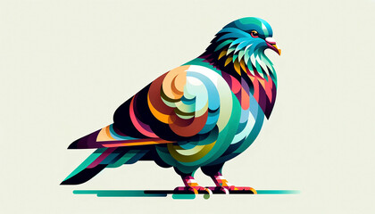 pigeon illustration