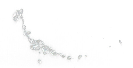 Shape form throw of Water splashes into Line water in air and stop motion freeze shot. Shape form...