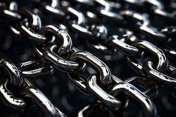shinny metal chains background