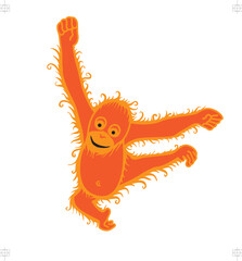 Orang Utan borneo monkeys 