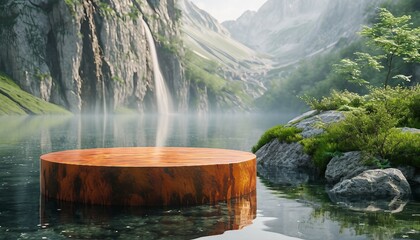 Adventure and Outdoors Podium, Create a podium concept that resonates with outdoor enthusiasts, AI GENERATIVE