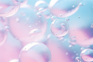 パステルな水滴