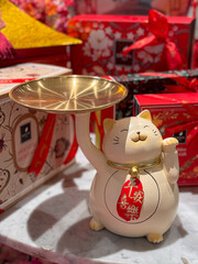 various glassware in chinese new year nuances