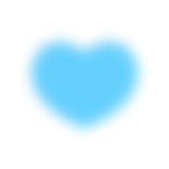 Blue Heart Blur Aurora Blue Heart Aura Blue Heart Blue Heart Blurred Png Transparency Background