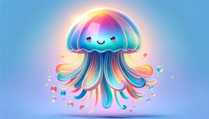 Fototapeta na wymiar jellyfish illustration