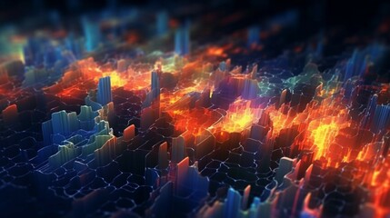 Abstract digital background Can be used for technology Ai Generative