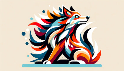 wolf illustration