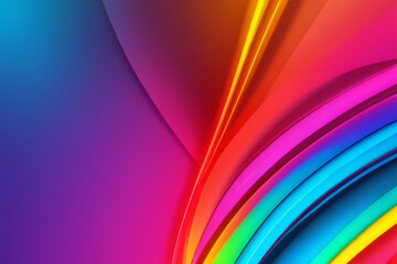 fondo futurista abstracto con líneas de onda de alta velocidad en movimiento de neón azul rosa brillante y luces bokeh