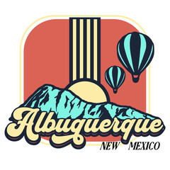 Albuquerque american lifestyle - tshirt design