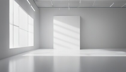 Minimalist Studio, a space with a sleek white epoxy floor and a seamless white backdrop