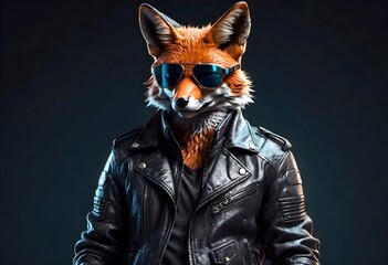 biker style fox