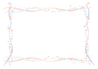 ハートのフレーム｜バレンタイン