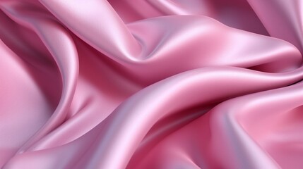 Obraz premium Abstract background pink fabric Ai Generative