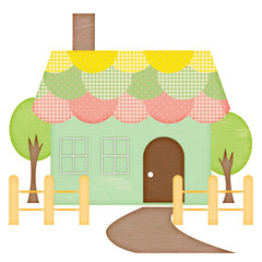 可愛い家｜引っ越しイラスト