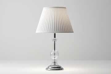 Table lamp isolated on white background