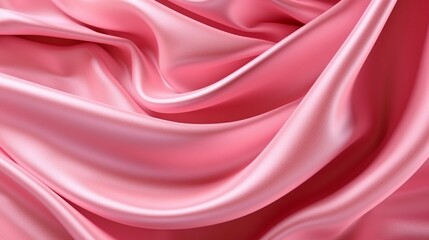 Obraz premium Abstract background pink fabric Ai Generative
