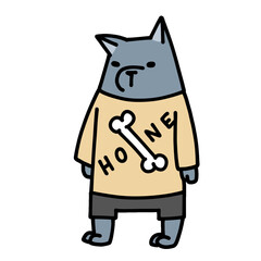 cute dog transparent background vector illustration