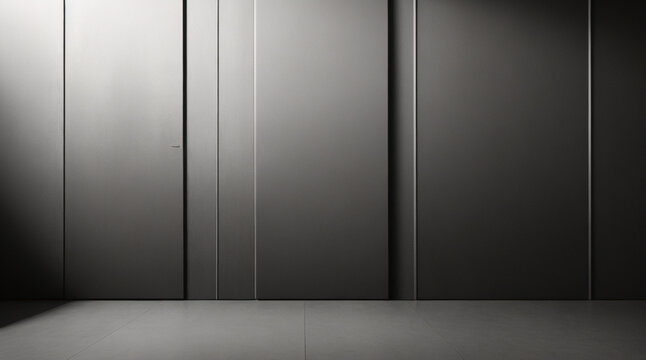 Fondo de hormig&oacute;n con textura grunge negro oscuro. Panorama de fondo o textura de pizarra negra gris oscuro. Textura de hormig&oacute;n negro vectorial. Fondo de pared de piedra.
