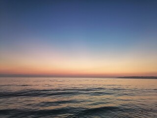 sunrise over the sea