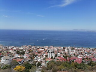 view of the city from the sea