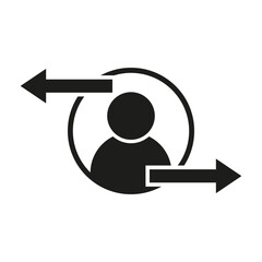 Direction icon. Vector illustration. EPS 10.