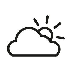 Weather icon. Vector illustration. EPS 10.