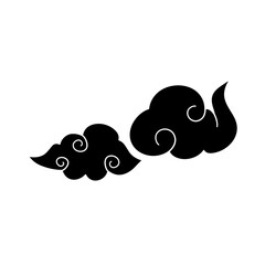 Chinese Cloud Silhouette, Chinese New Year