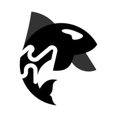 Orca Vector Logo Design Template