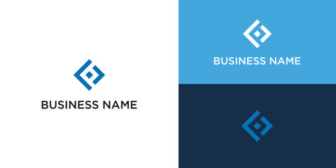 Vector minimal letter cb or bg logo design vector template