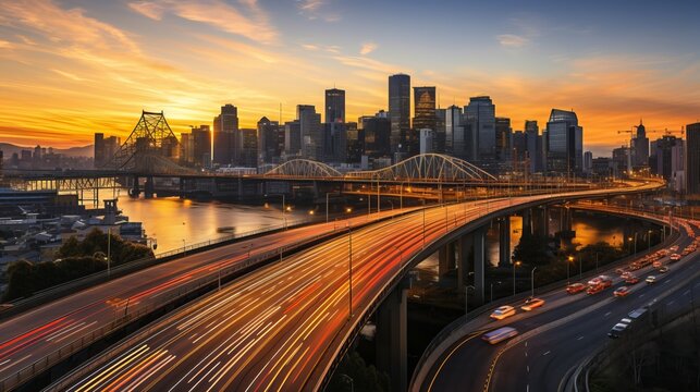 Expressway showcases importance of road traffic as critical infrastructure in megalopolis.