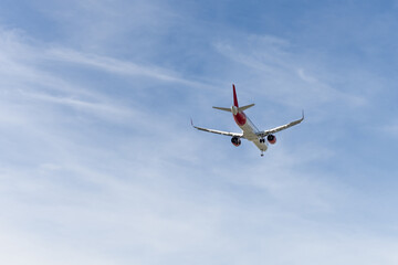 Rear part of the fuselage of a passenger plane