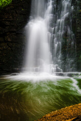 Fototapeta premium Hayden Run Falls in Summer, Columbus, Ohio