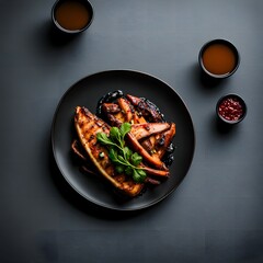 Severing the Art of delicious Food from Every Angle AI Generated Best Photo