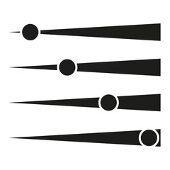 Filter control settings minimum icon. Vector illustration. EPS 10.