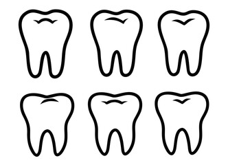 set of healt teeth for your design