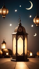 Obraz premium Ramadhan background or design ramadhan