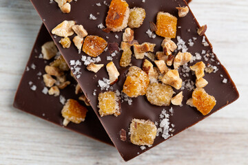Nutty chocolate bars