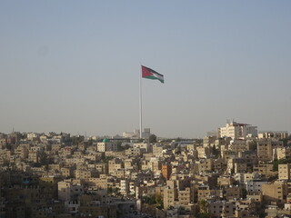 アンマン城からの町並み ヨルダン・アンマン