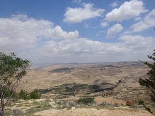 モーセの泉　ネボ山からの景色　ヨルダン・マダバ近郊