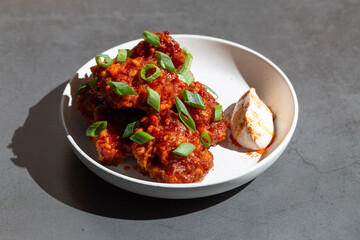 Indian fritter appetizer