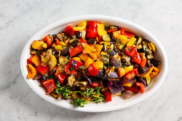 Mixed vegetable plate