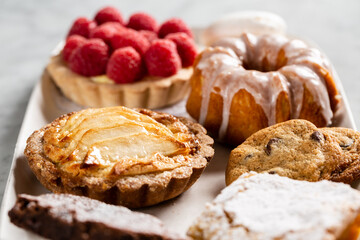 Breakfast pastry close up