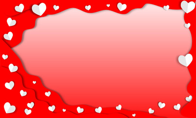 red heart background for making Valentine's day card,wedding card. the meaning of love