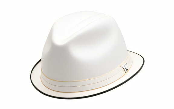 Hat fashion accessories on a white background