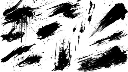 Set of grunge banners.Grunge backgrounds