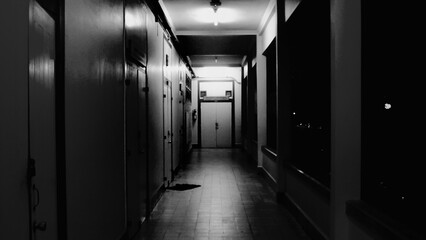 The Horror hallway - obrazy, fototapety, plakaty